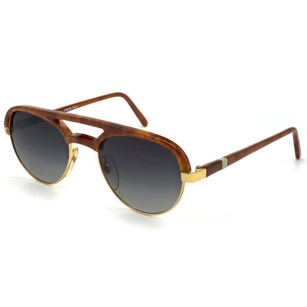 Round vintage sunglasses by Krizia, Italy